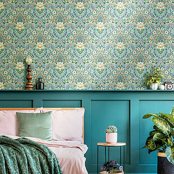 Galerie Wallcoverings Product Code 18518 - Into The Wild Wallpaper Collection - Blue Colours -  