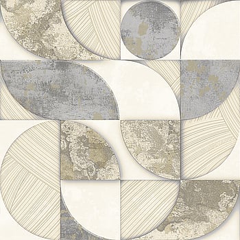 Galerie Wallcoverings Product Code 49311 - Stratum Wallpaper Collection - cream beige silver Colours -  