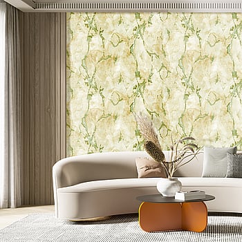Galerie Wallcoverings Product Code 49355 - Italian Textures 3 Wallpaper Collection - gold green Colours -  