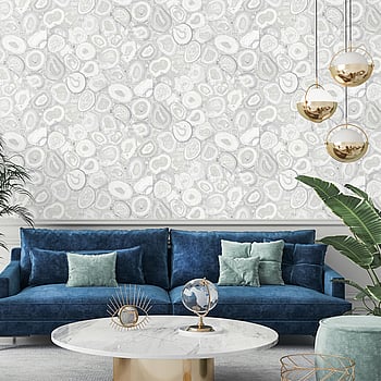 Galerie Wallcoverings Product Code 51221 - Pepper Wallpaper Collection - Sea Salt Colours -  