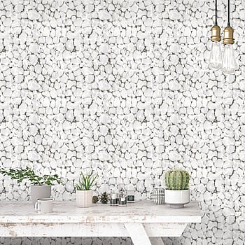 Galerie Wallcoverings Product Code 7319 - Evergreen Wallpaper Collection - Black Grey Metallic Colours -  