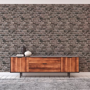Galerie Wallcoverings Product Code BB51117 - Bricks And More Wallpaper Collection - Brown Grey Colours -  