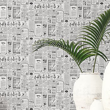 Galerie Wallcoverings Product Code G45449 - Just Kitchens Wallpaper Collection - Black White Colours -  