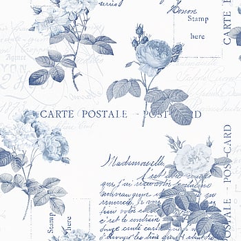 Galerie Wallcoverings Product Code G56287 - Nostalgie Wallpaper Collection - Blue Colours -  