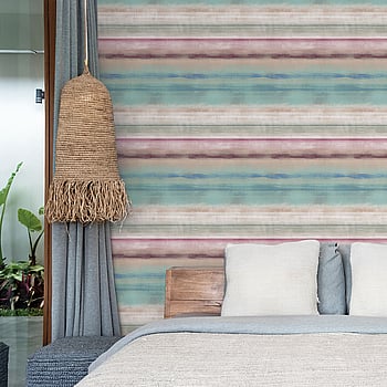 Galerie Wallcoverings Product Code G78268 - Atmosphere Wallpaper Collection - Turquoise Magenta Colours -  