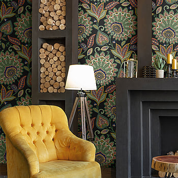 Galerie Wallcoverings Product Code TJ41001 - Mulberry Tree Wallpaper Collection - Multi-coloured Colours -  